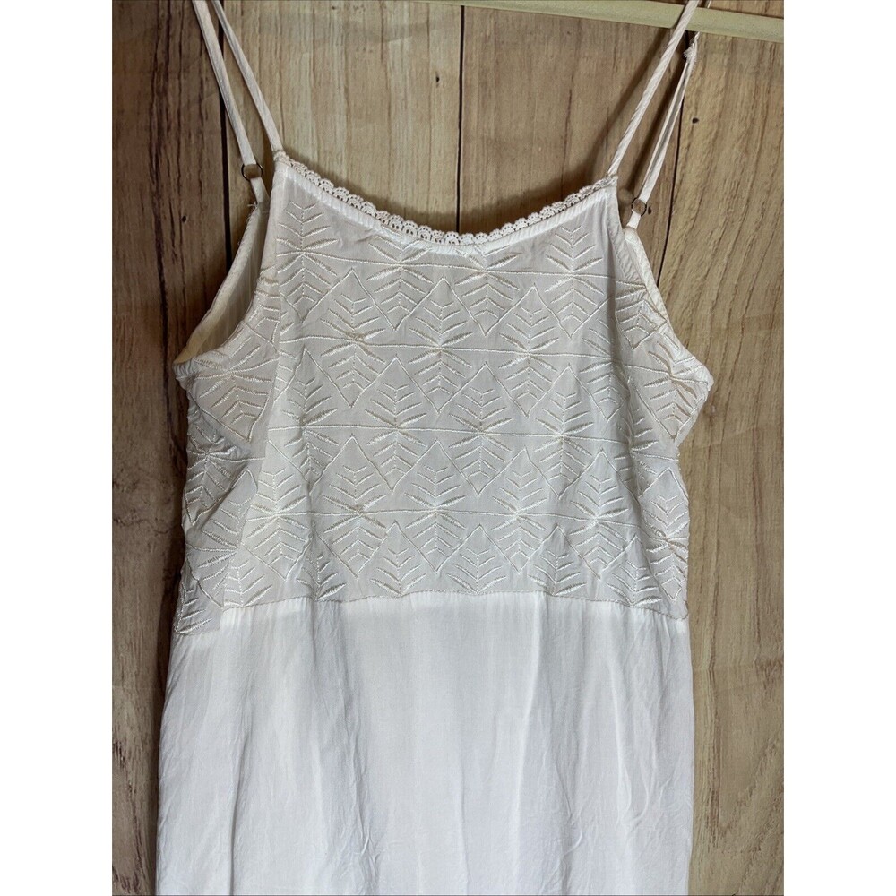 POL White Lace Bottom Feminine  Cottagecore Small Baby Doll Sun Dress Women’s S - Picture 2 of 8